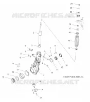 FRONT SUSPENSION STREBE
