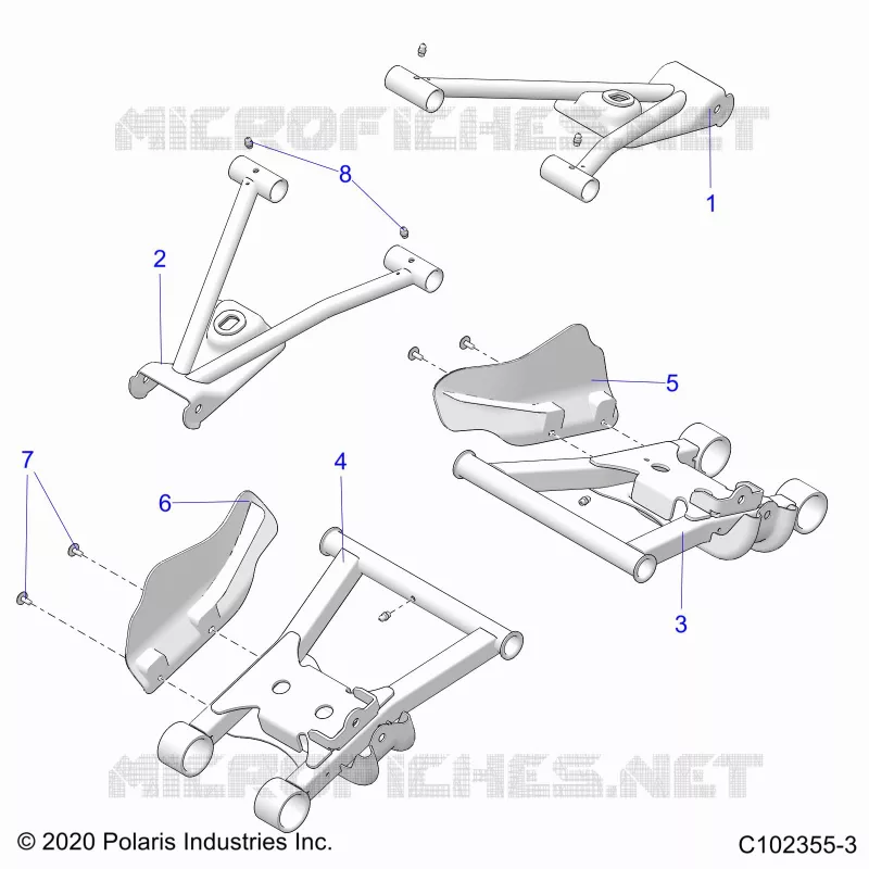 HINTERRADAUFHÃ„NGUNG CONTROL ARMS