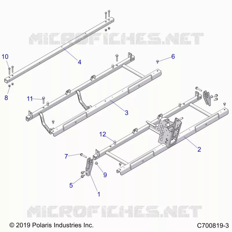 CHASSIS, SITZ SUPPORTS- G21GMJ99AJ/AZ/BJ/BZ (C700819-3)