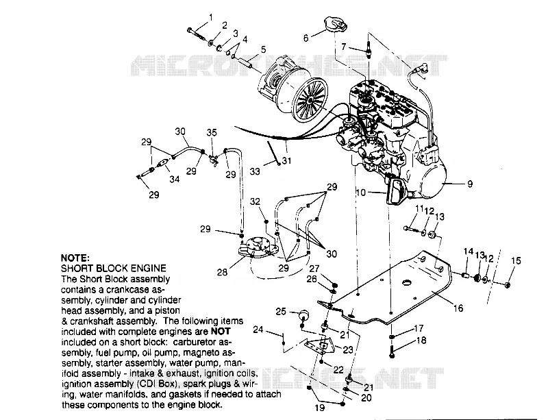 MOTORAUFHÄNGUNG 500 CARB 0952764 (4929192919C001)
