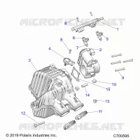 ENGINE, LUFTEINLASS MANIFOLD