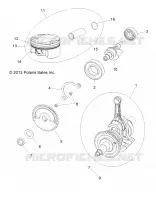 MOTOR, KURBELWELLE, KOLBEN AND BALANCE SHAFT