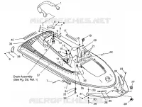 HULL   KAROSSERIE SL 750 B954070 (4930523052A005)