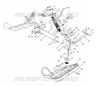 FRONT SUSPENSION AND SKI TRAIL (4919281928009A)