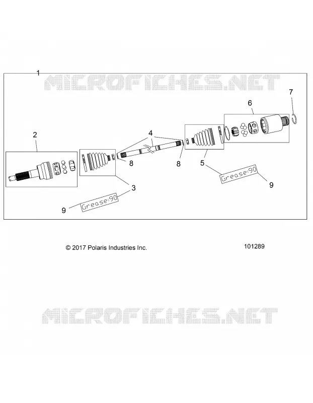 DRIVE TRAIN, HINTERE ANTRIEBSWELLE