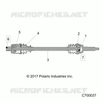 ANTRIEB, REAR HALF SHAFT