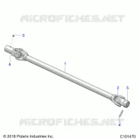 ANTRIEB, PROP SHAFT, FRONT