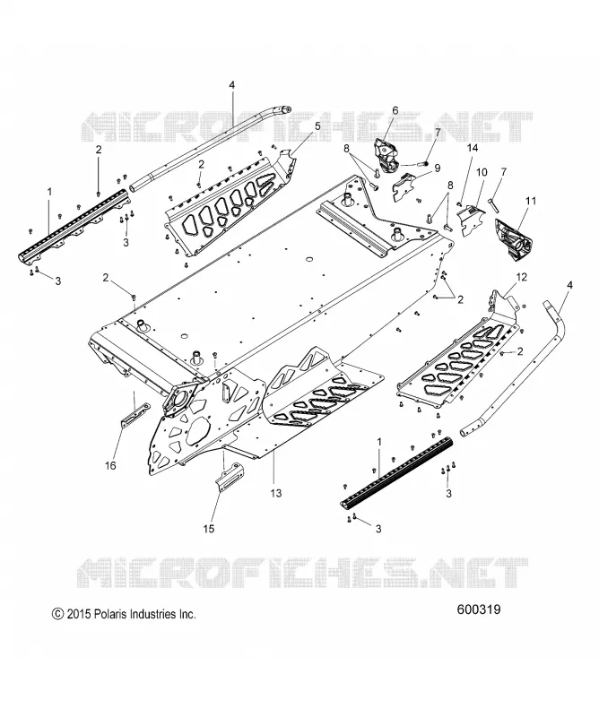 CHASSIS, TUNNEL AND REAR ASM.
