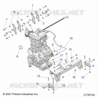 ENGINE, ÃŒBERTRAGUNG MOUNTING &amp; LONG BLOCK