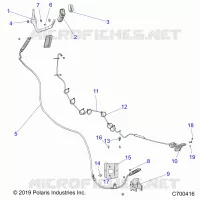 DRIVE TRAIN, GEAR SELECTOR AND THROTTLE CABLE