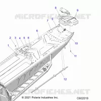 CHASSIS, REAR, MISC. COVERS AND SNOWFLAP