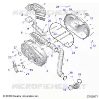 ANTRIEB, CLUTCH COVER AND DUCTING