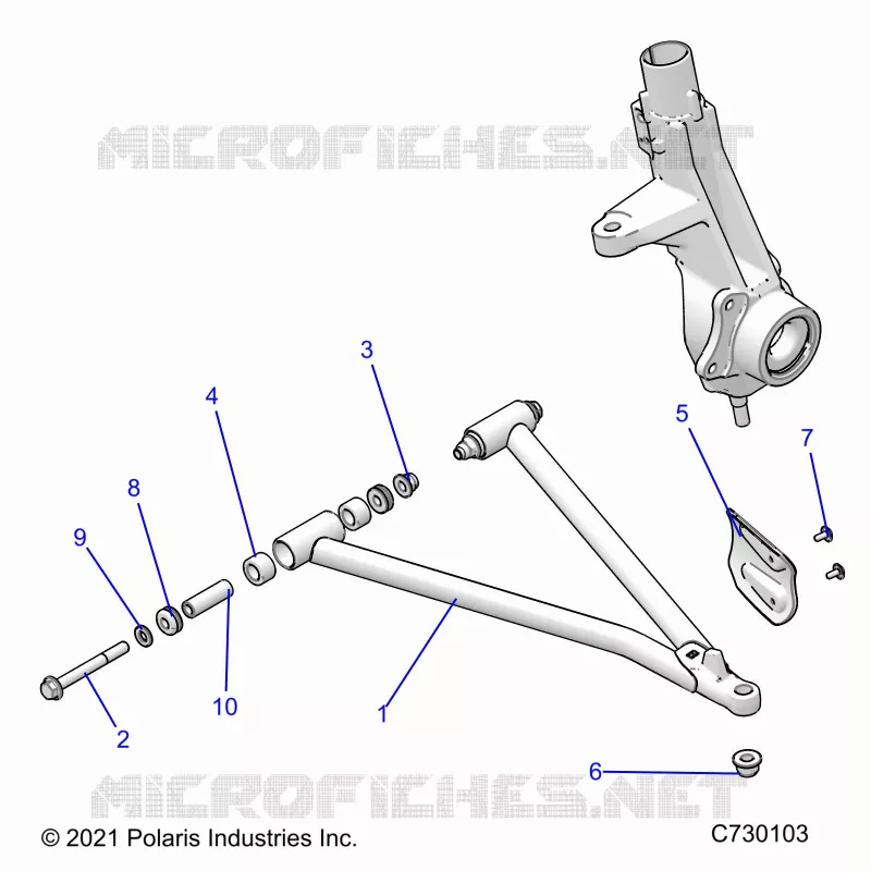 SUSPENSION, A-ARM AND STREBE MOUNTING