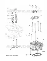 ENGINE, ZYLINDERKOPF, CAM AND VALVES