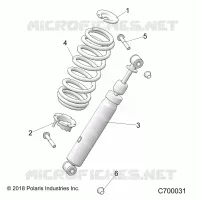 SUSPENSION, FRONT SHOCK MOUNTING