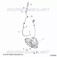 DRIVE TRAIN, FRONT GEARCASE MOUNTING