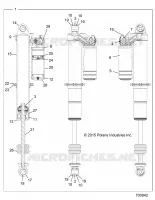SUSPENSION, FRONT SHOCK INTERNALS