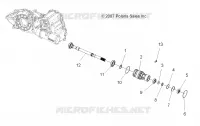 ANTRIEB, GETRIEBEGEHÄUSE FRONT OUTPUT SHAFT