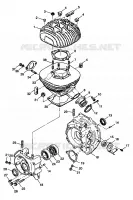 CRANKCASE AND ZYLINDER XPRESS 300 W98CA28C (4945364536C009)