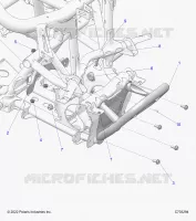 CHASSIS, FRONT GEARCASE AND BUMPER VORNE