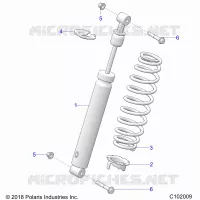 SUSPENSION, FRONT SHOCK