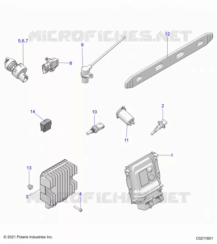 ELEKTRIC, SWITCHES, SENSORS, ECU AND CONTROL MODULES