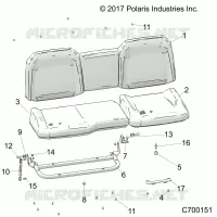 SITZ ASM. REAR
