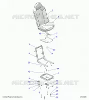 SITZ ASM. AND SLIDER