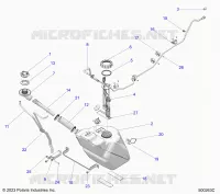 KRAFTSTOFFSYSTEM, FUEL TANK ASM.