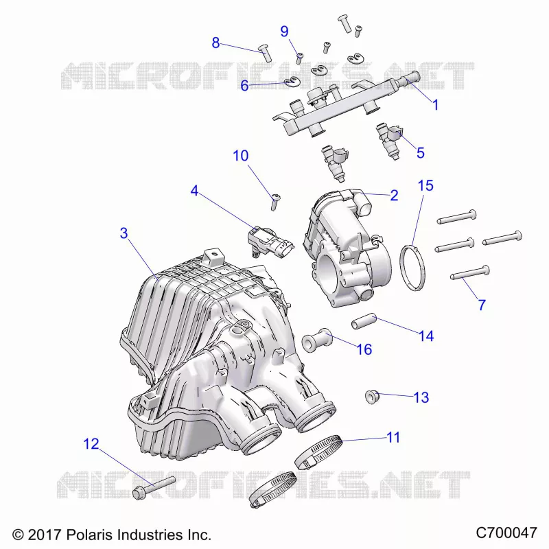 ENGINE, LUFTEINLASS MANIFOLD