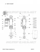 SUSPENSION, FRONT SHOCK TRACK