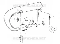 ABGASSYSTEM 500 CARB 0962764, 500 CARB SKS 0962564,  500 CARB SKS E96256 (4931873187C009)