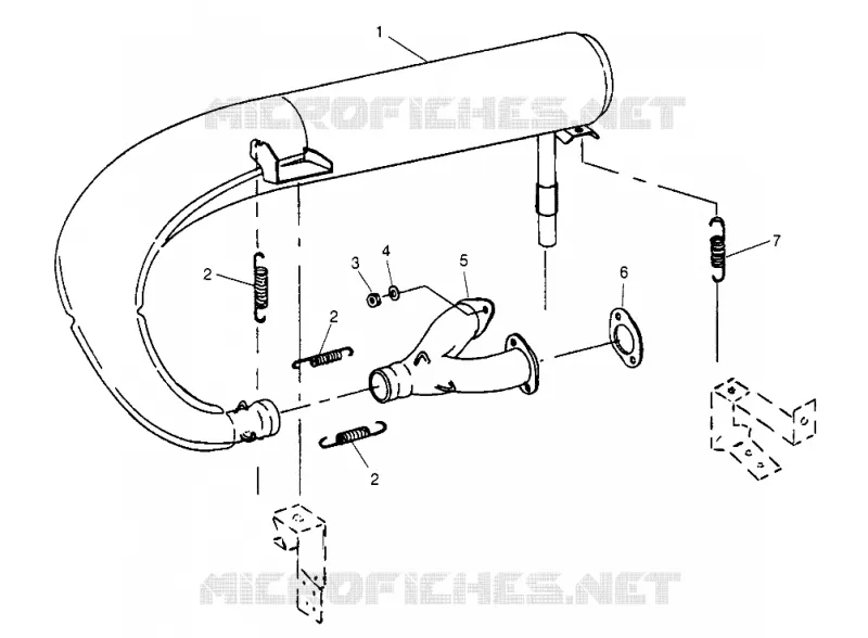 ABGASSYSTEM 500 CARB 0962764, 500 CARB SKS 0962564,  500 CARB SKS E96256 (4931873187C009)