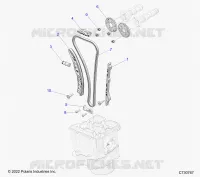 CAM CHAIN AND SPROCKET