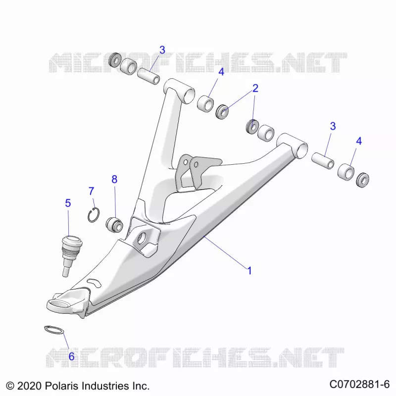 FRONT SUSPENSION CONTROL ARMS LOWER