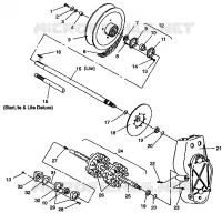 ANTRIEB ASSEMBLY LITE/0933433,STARLITE/0933427 and  LITE DELUXE/0933431 (4922972297015A)