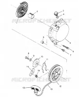 RÜCKZUG ANLASSER 6x6 400L, U.S. W958740, SWEDISH S958740 and NORWEGIAN N95874 (4930273027E003)