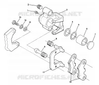 FRONT BREMSE 350 2X4 (4918531853018A)