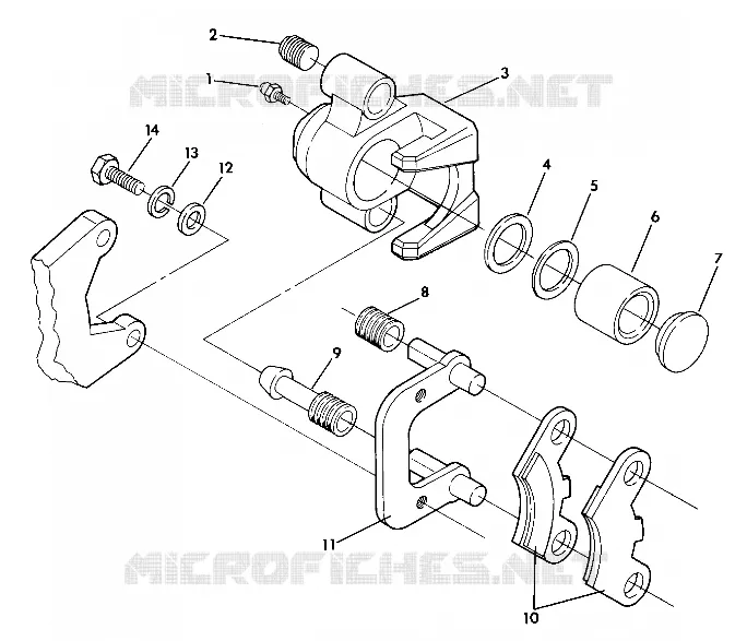 FRONT BREMSE 350 2X4 (4918531853018A)