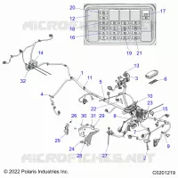 ELEKTRIC, MAIN WIRE HARNESS