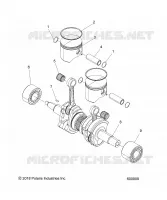 ENGINE, PISTON AND CRANKSHAFT