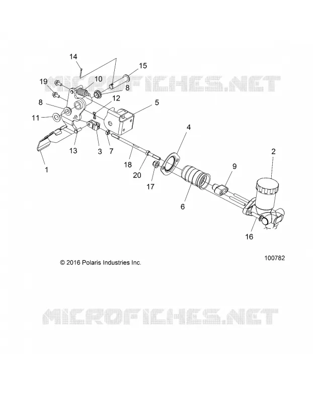 BRAKES, PEDAL AND MASTER CYLINDER MOUNTING