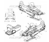 DECALS RXL TOURING 0950869 (4928982898A014)