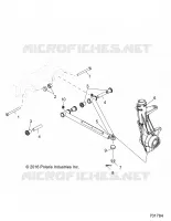 SUSPENSION, A-ARM AND STREBE MOUNTING
