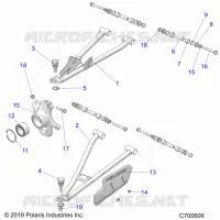 FRONT SUSPENSION CONTROL ARMS