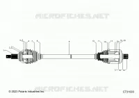 ANTRIEB, REAR HALF SHAFT