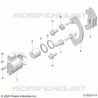 BRAKES, BREMSZANGE HINTEN