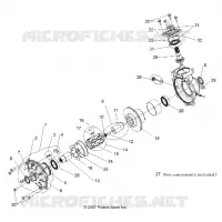 ANTRIEB, FRONT GETRIEBEGEHÄUSE INTERNALS