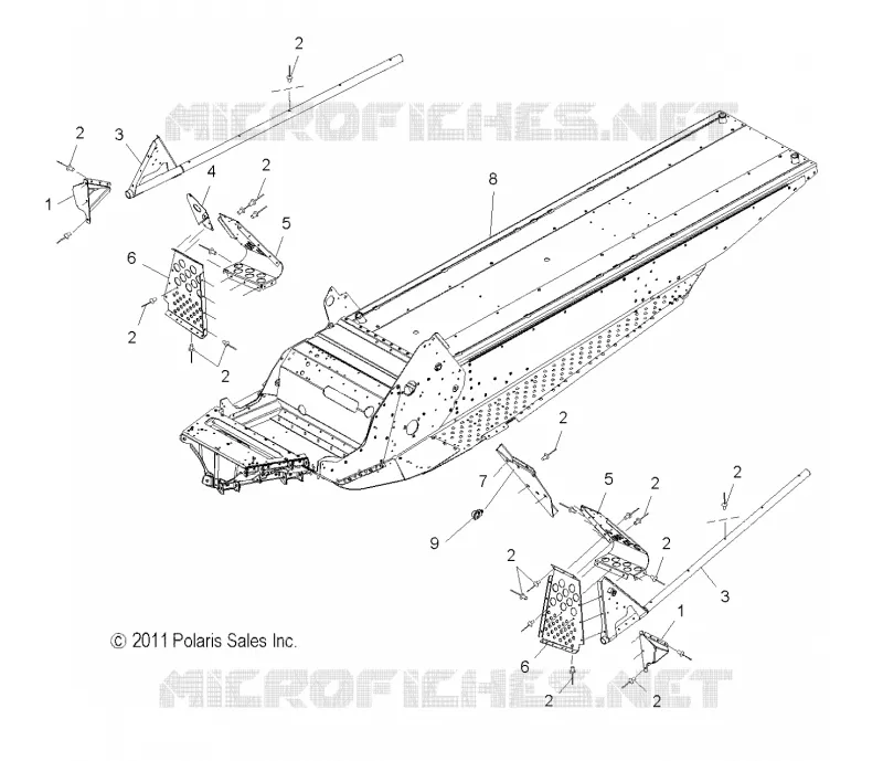 CHASSIS, CHASSIS ASM., AND FOOTWELL ASM., LH/RH
