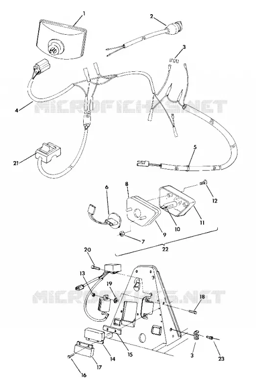 WIRING HARNESS UPDATED 5/90 (4918411841027A)